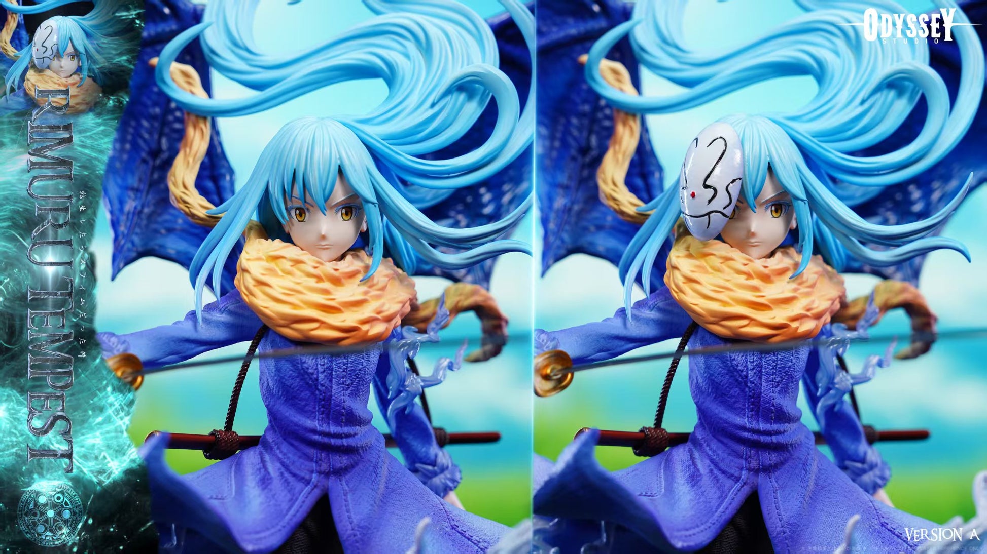 Pale Turquoise Estatuilla  That Time I Got Reincarnated as a Slime | Rimuru Tempest | ODYSSEY Studio | Tienda Anime | Tico Ofertas