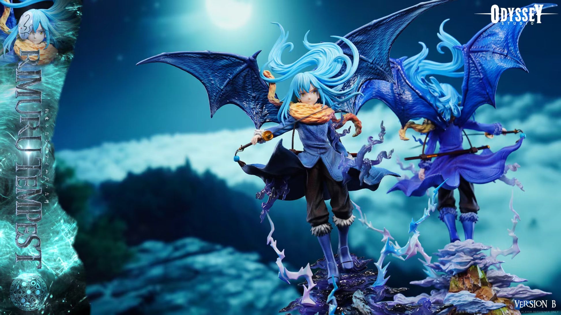 Midnight Blue Estatuilla  That Time I Got Reincarnated as a Slime | Rimuru Tempest | ODYSSEY Studio | Tienda Anime | Tico Ofertas