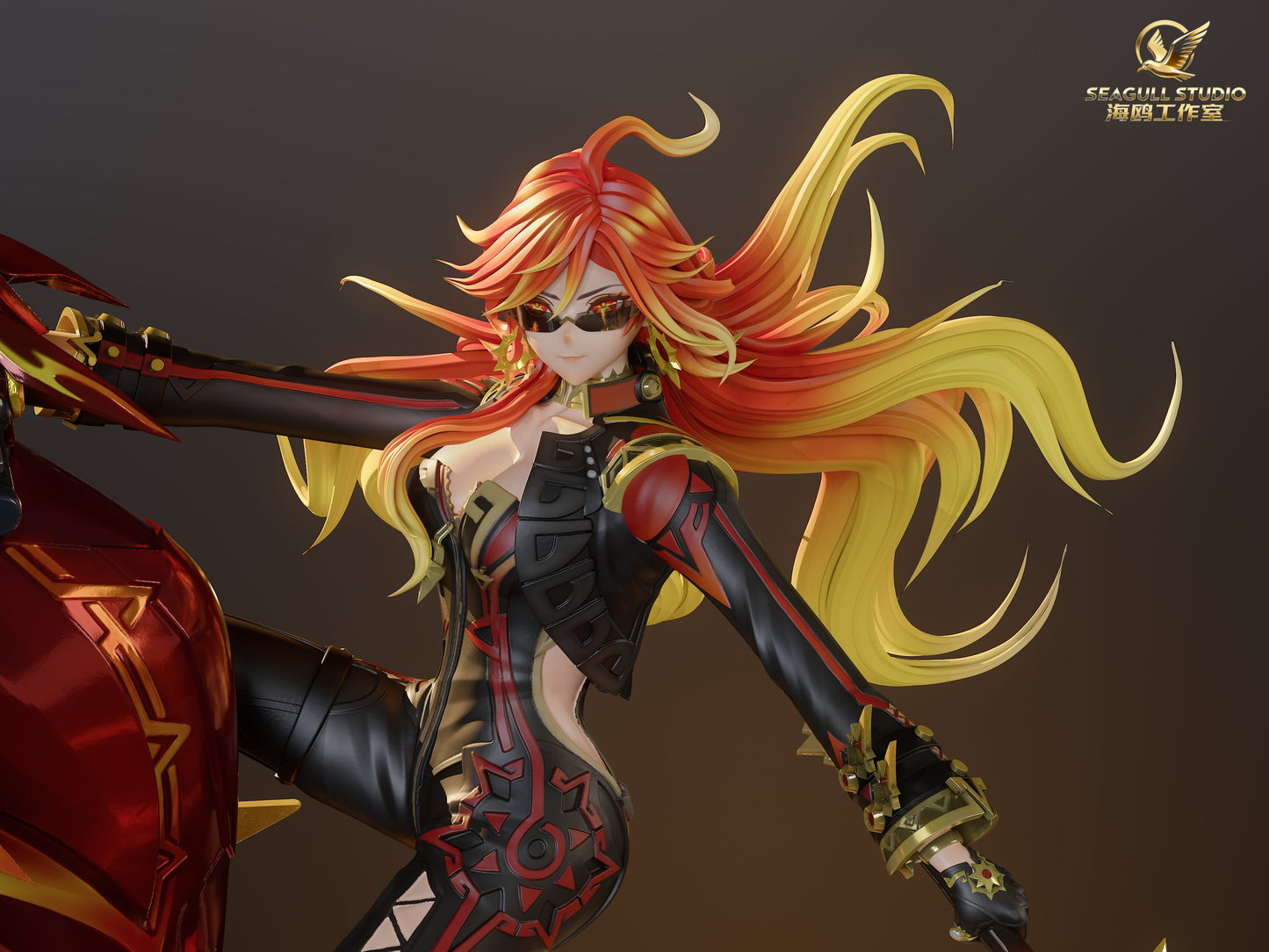 Dark Slate Gray Estatuilla Genshin Impact | Mavuika | SEAGULL Studio | Tienda Anime | Tico Ofertas