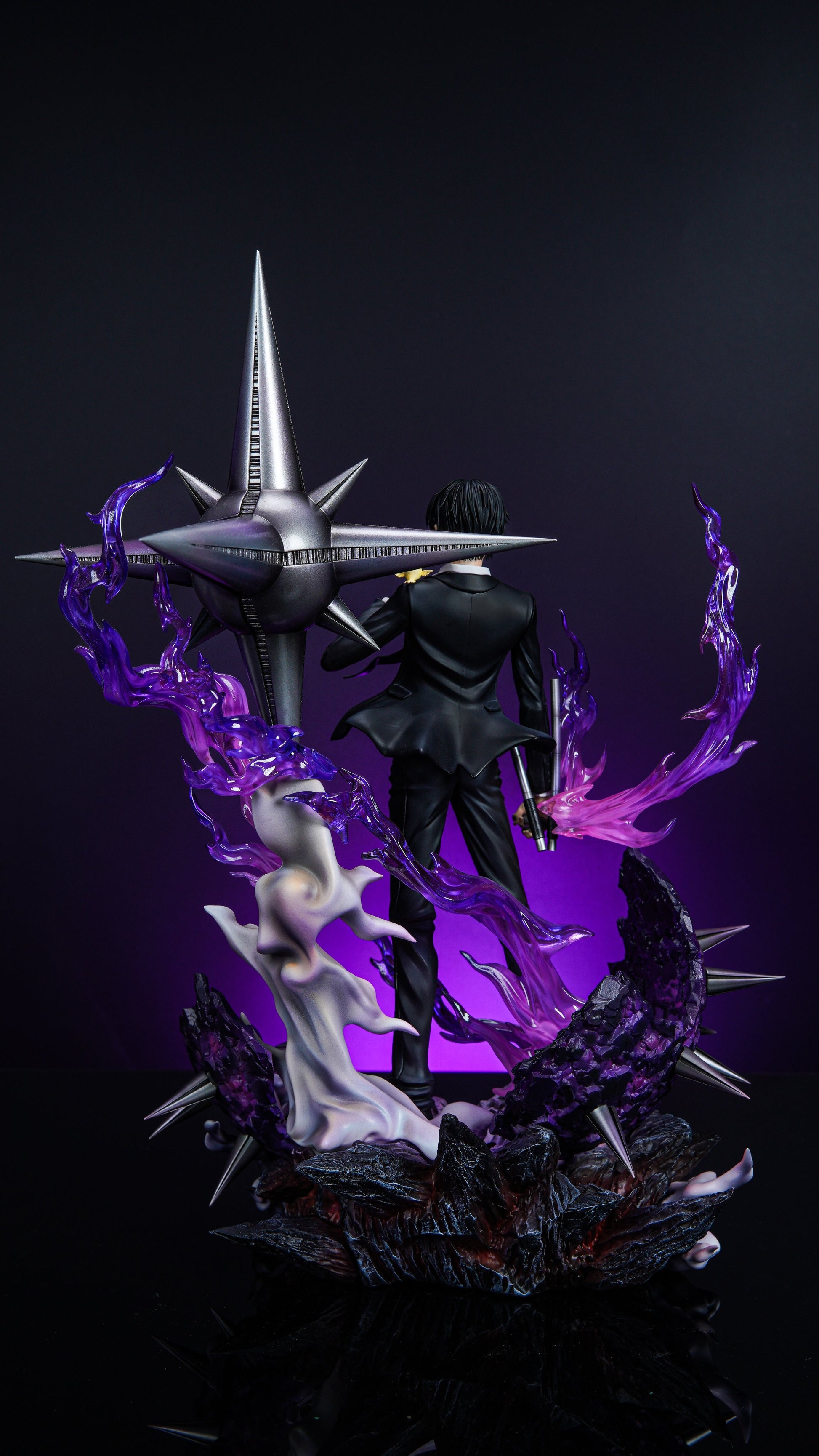 Black Estatuilla  Katekyo Hitman Reborn | Kyoya Hibari | Zhong Jia Xi Niu Studio | Tienda Anime | Tico Ofertas