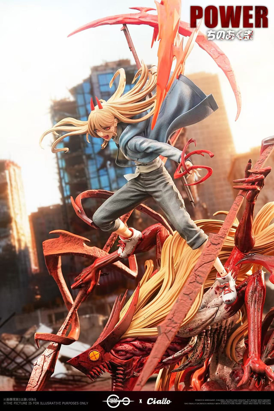 Estatuilla  Chainsaw Man | Power | Hera Studio | Tienda Anime | Tico Ofertas