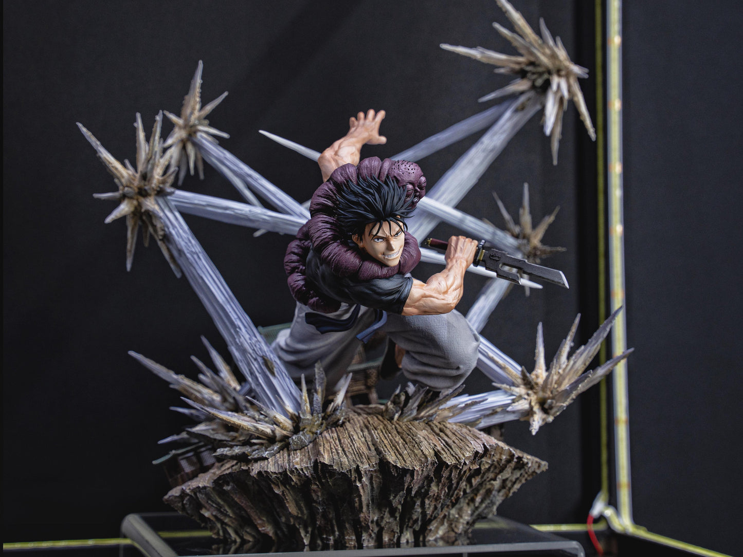 Black Estatuilla  Jujutsu Kaisen | Toji Fushiguro | ThreeArtisan Studio | Tienda Anime Tico Ofertas