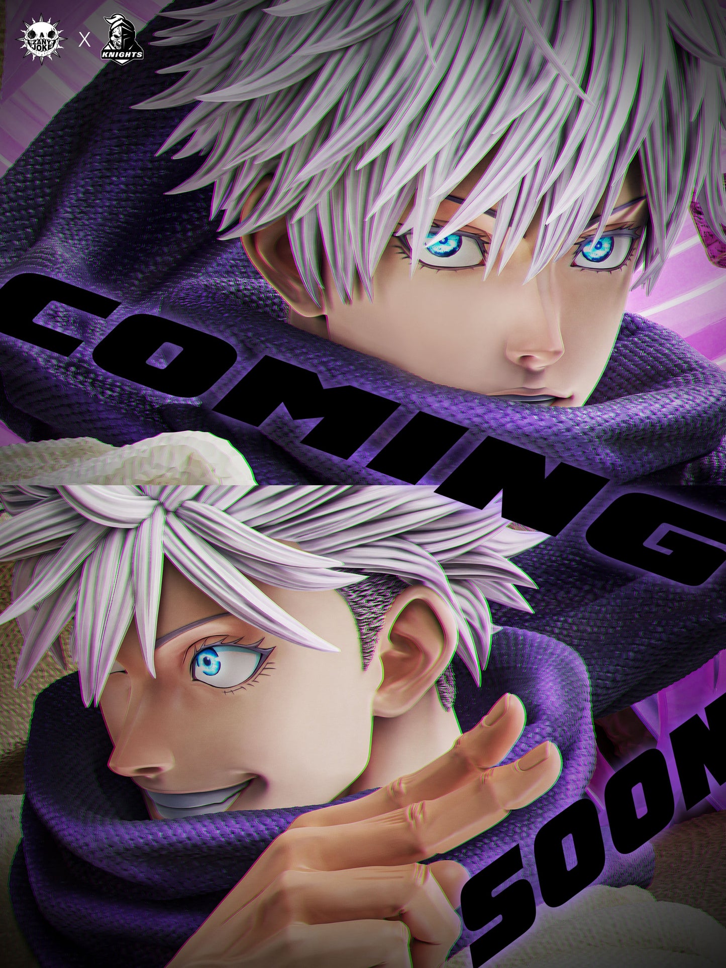 Dark Slate Gray Estatuilla Jujutsu Kaisen | Gojo Satoru | ZanyJoke Studio x Temple Studio |Tienda Anime | Tico Ofertas