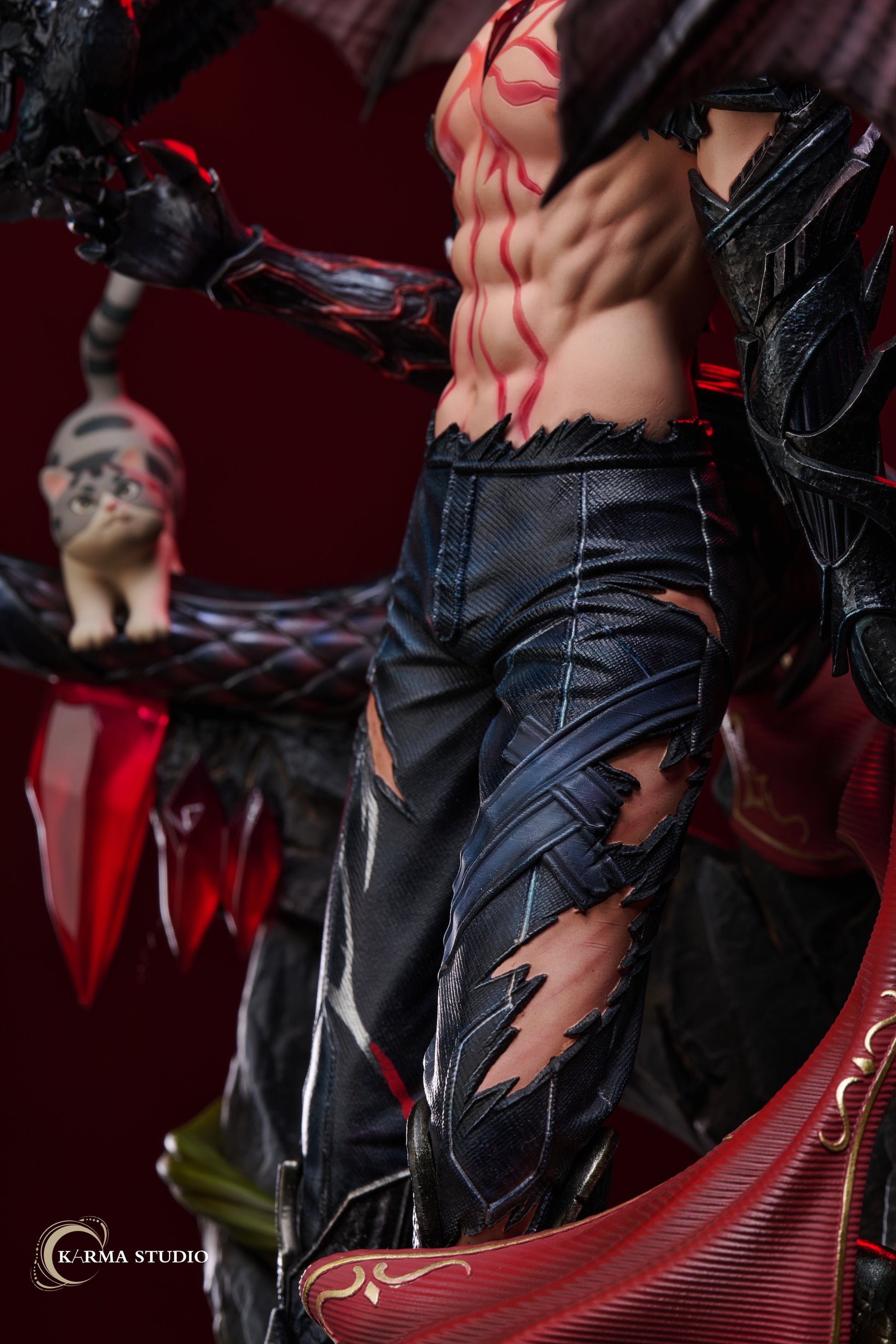 Black Estatuilla  Love and Deepspace | Dragon Sylus | KARMA Studio | Tienda Anime | Tico Ofertas