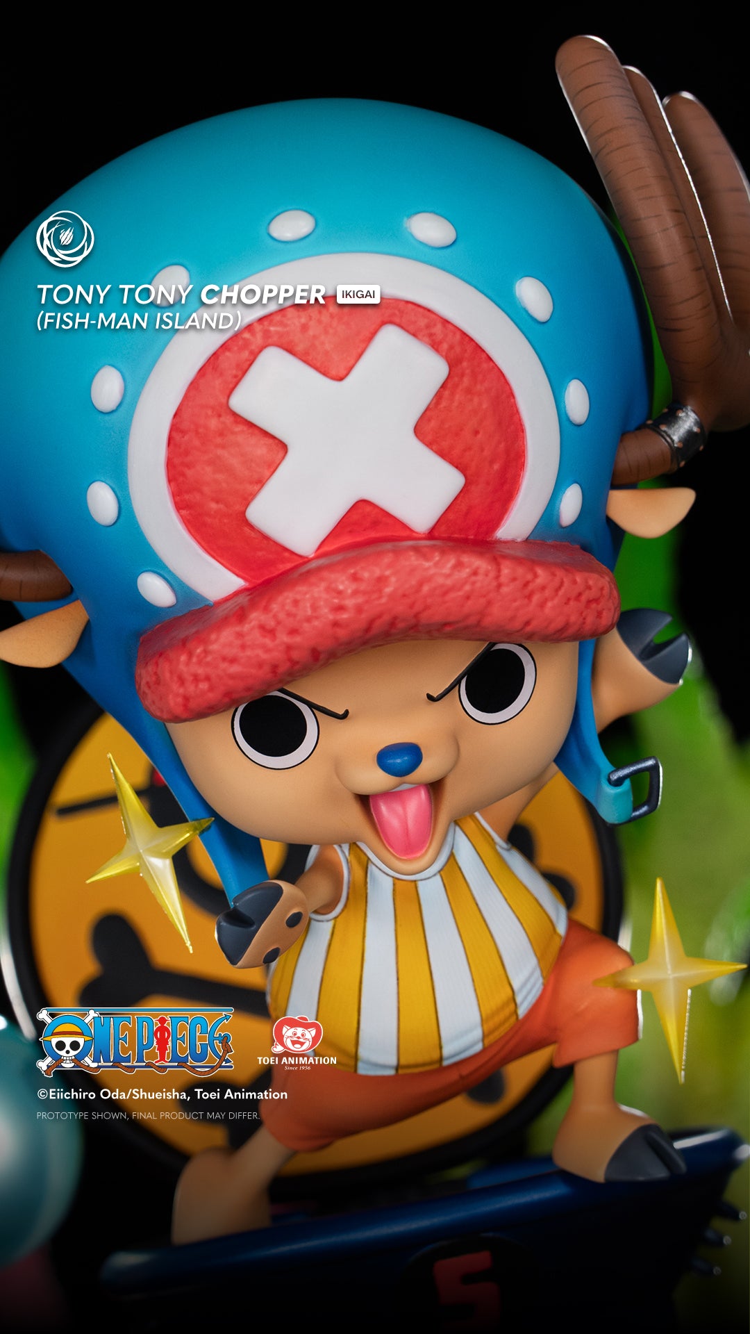 Black Estatuilla One Piece | Tony Tony Chopper | Tsume Studio | Ikigai Series Fish-Man Island 1/6 (Licensed) | Tico Ofertas