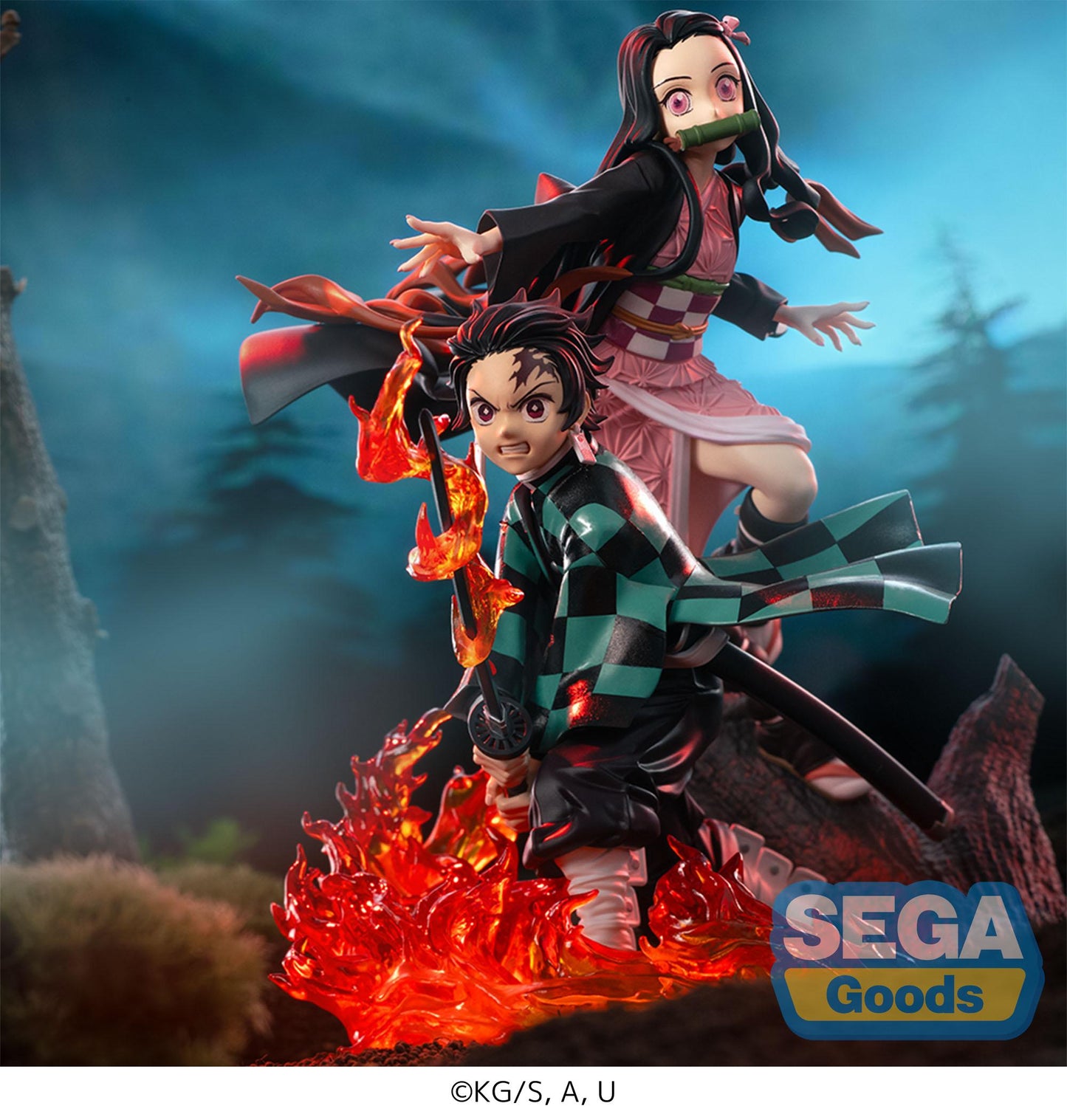 White Smoke Estatuilla Demon Slayer: Kimetsu no Yaiba | Tanjiro × Nezuko | Tienda Anime | Tico Ofertas