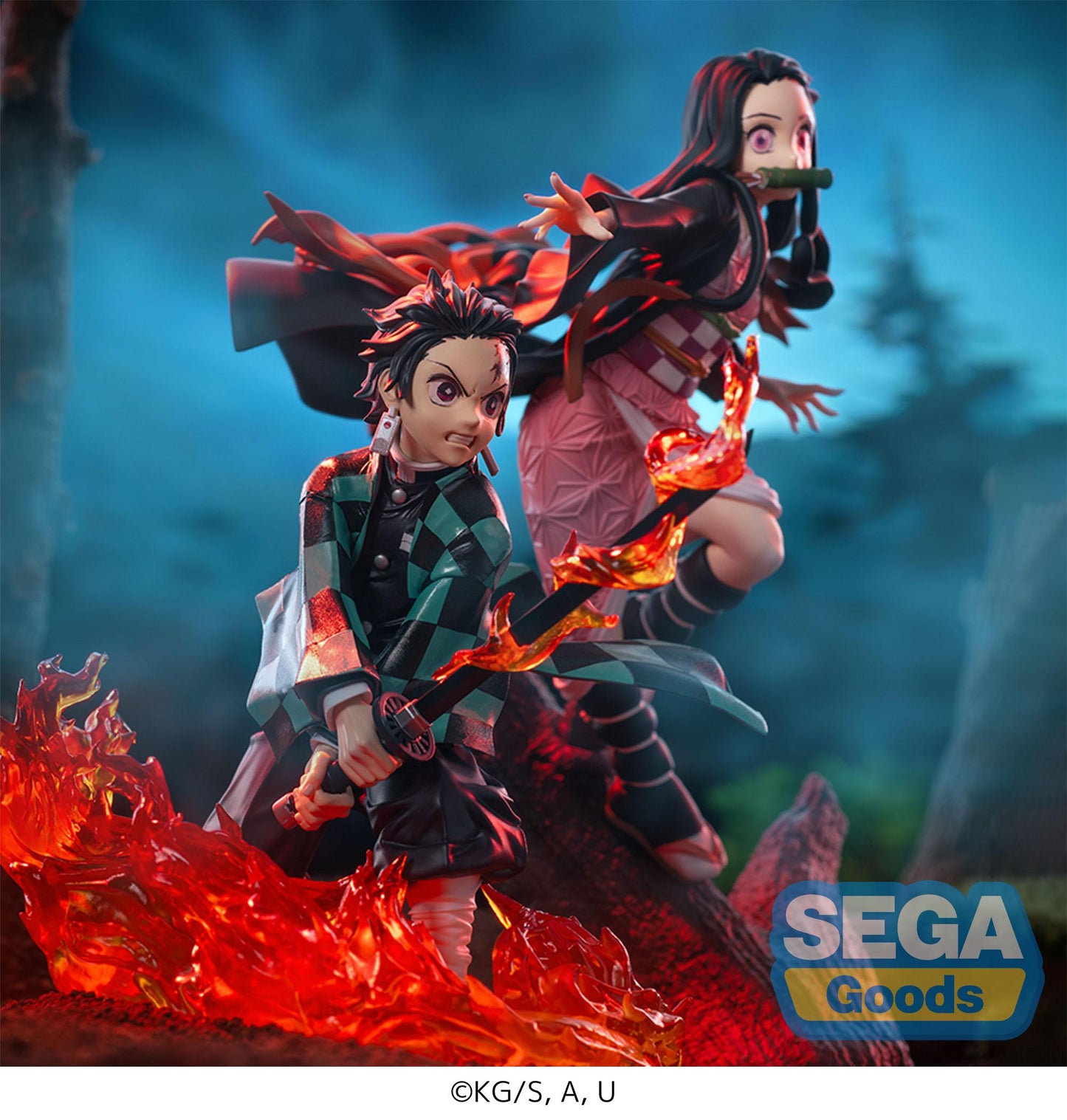 White Smoke Estatuilla Demon Slayer: Kimetsu no Yaiba | Tanjiro × Nezuko | Tienda Anime | Tico Ofertas