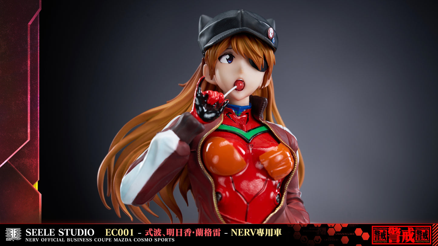 Black Estatuilla Neon Genesis Evangelion | Soryu Asuka Langley | SEELE Studio |Tienda Anime | Tico Ofertas
