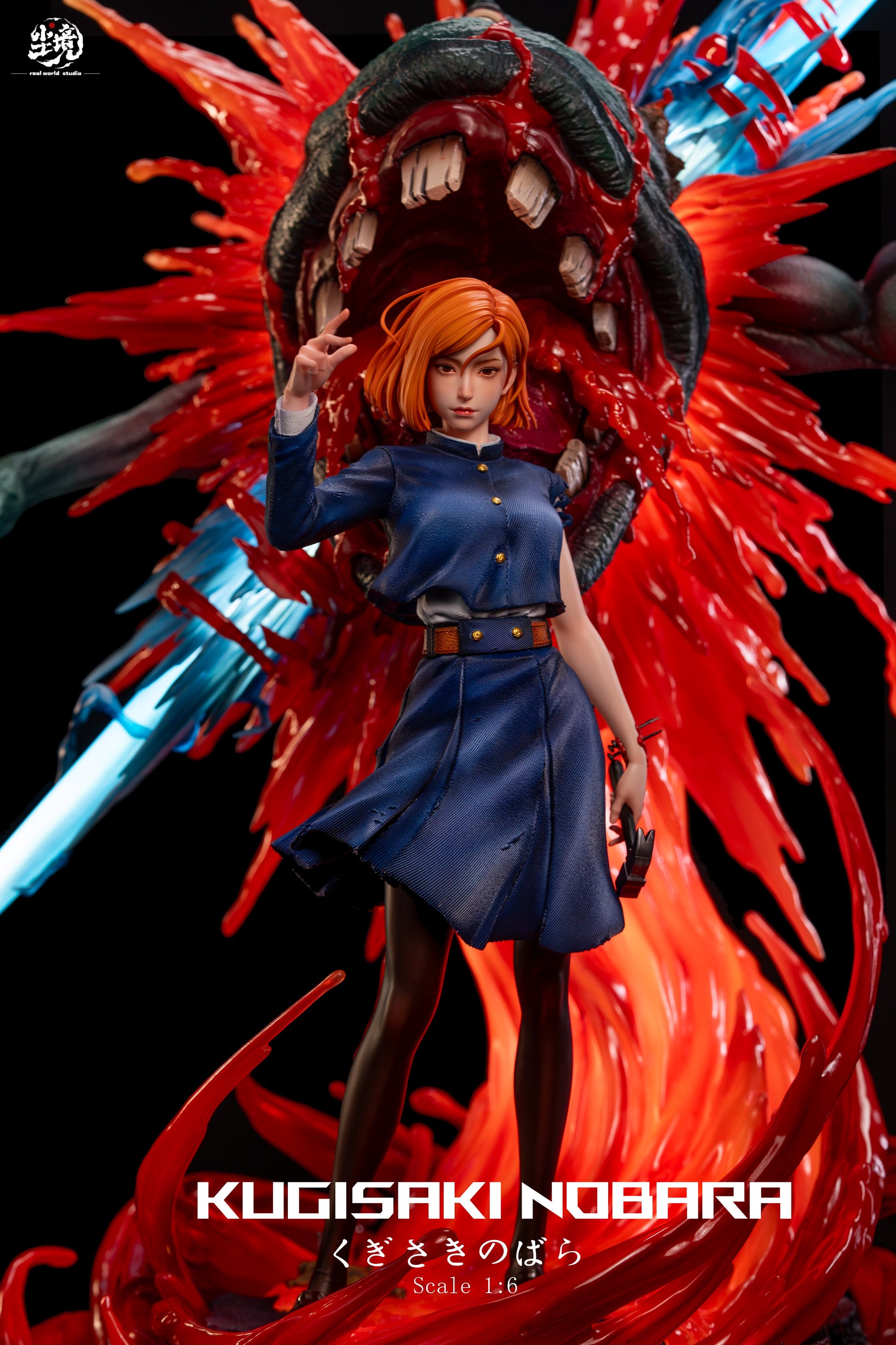 Black Estatuilla Jujutsu Kaisen | Nobara Kugisaki | Real World Studio | Tienda Anime | Tico Ofertas