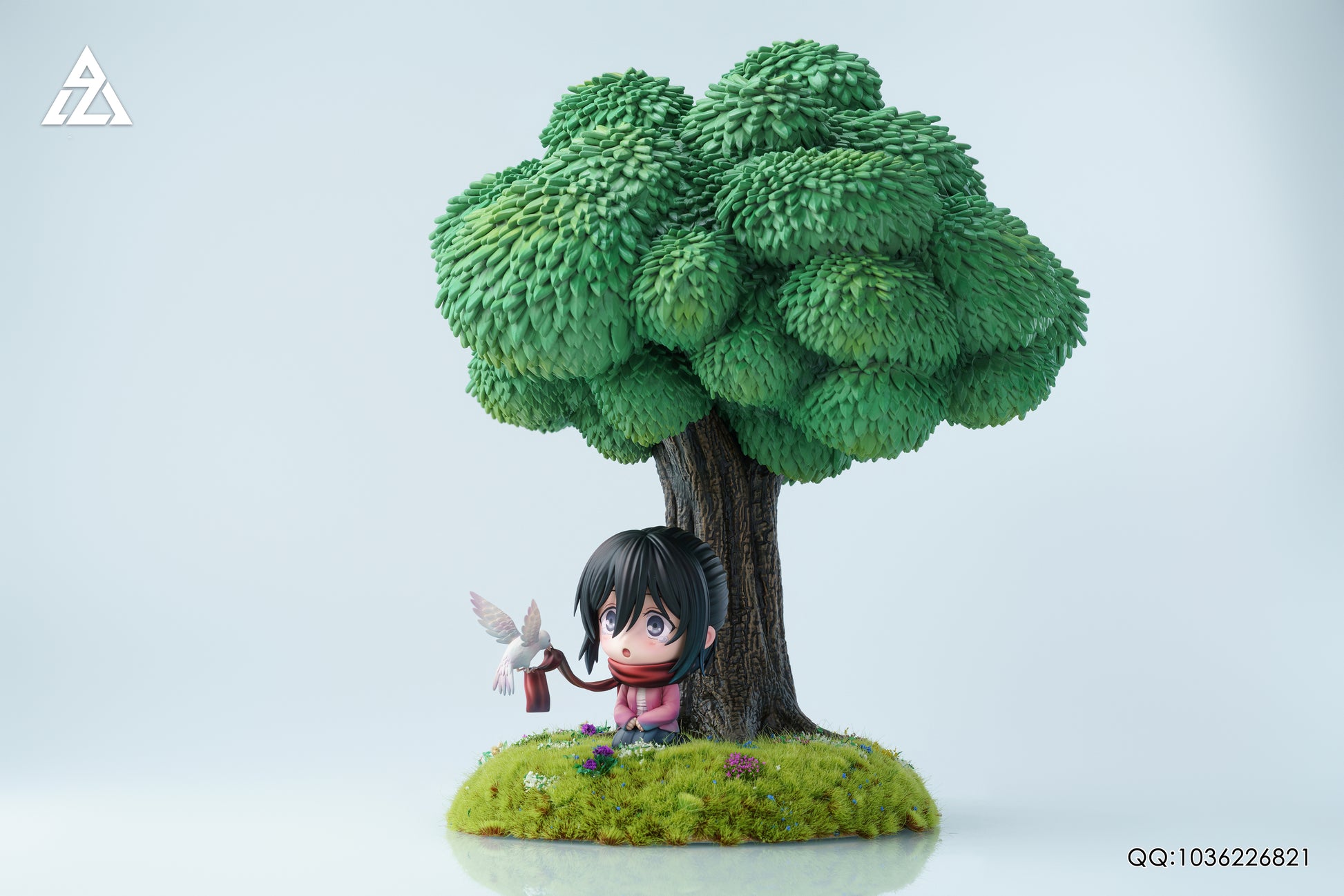 Lavender Estatuilla Attack on Titan | Mikasa Ackerman | AZ Studio | Tienda Anime | Tico Ofertas