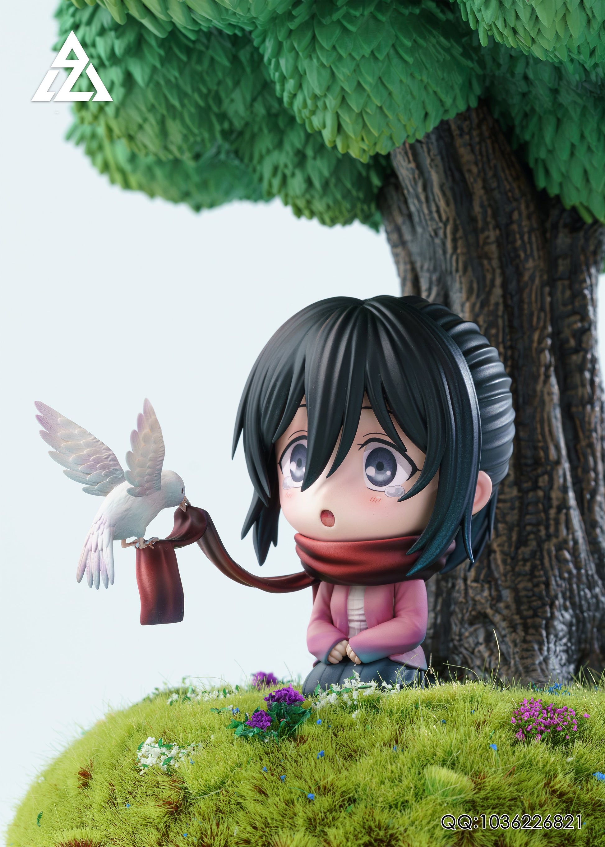 Lavender Estatuilla Attack on Titan | Mikasa Ackerman | AZ Studio | Tienda Anime | Tico Ofertas