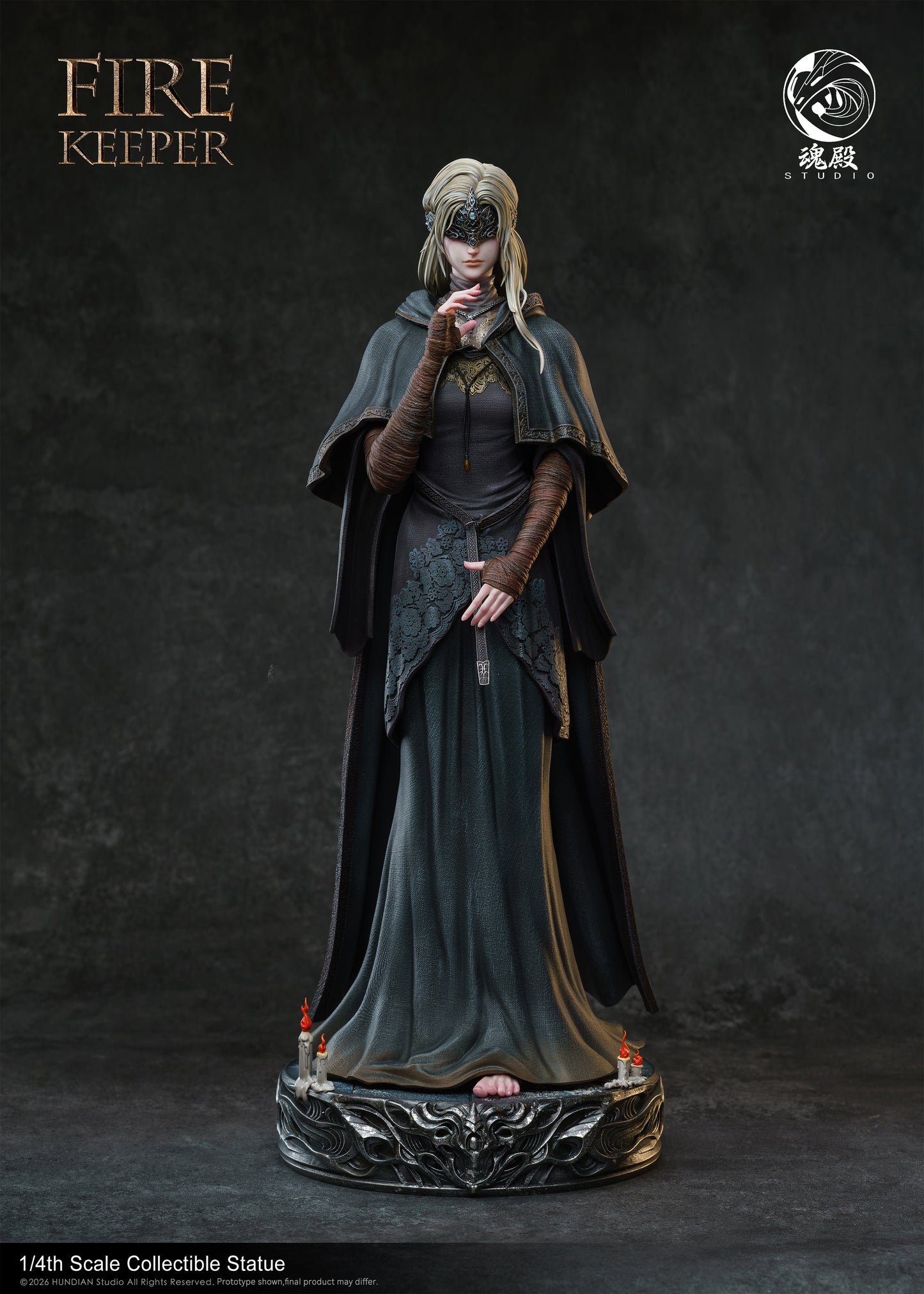 Dark Slate Gray Estatuilla Dark Souls | Fire Keeper | HunDian Studio | Tienda Anime | Tico Ofertas