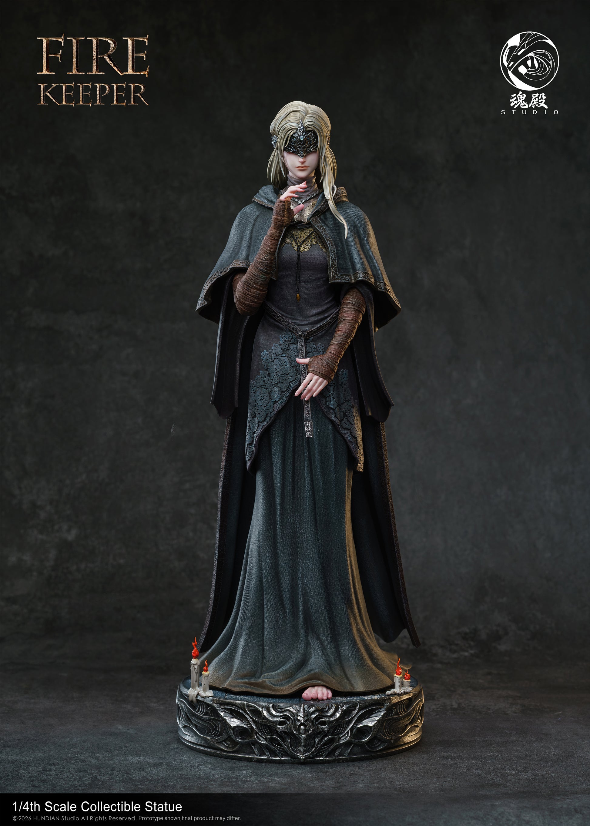 Dark Slate Gray Estatuilla Dark Souls | Fire Keeper | HunDian Studio | Tienda Anime | Tico Ofertas