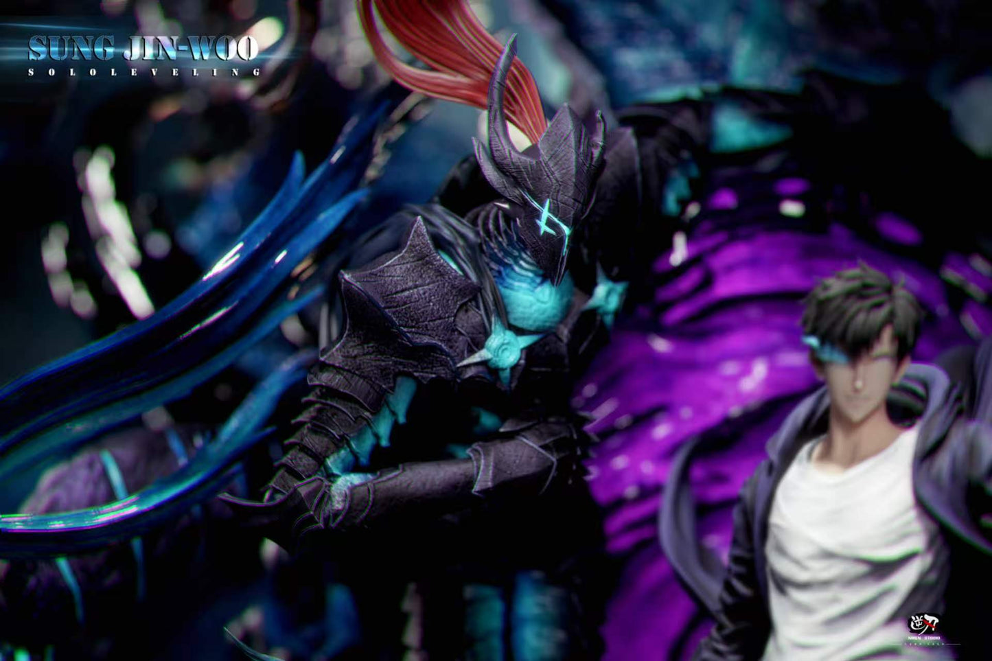 Black Estatuilla Solo Leveling | Sung Jin-Woo | Tienda Anime | Tico Ofertas