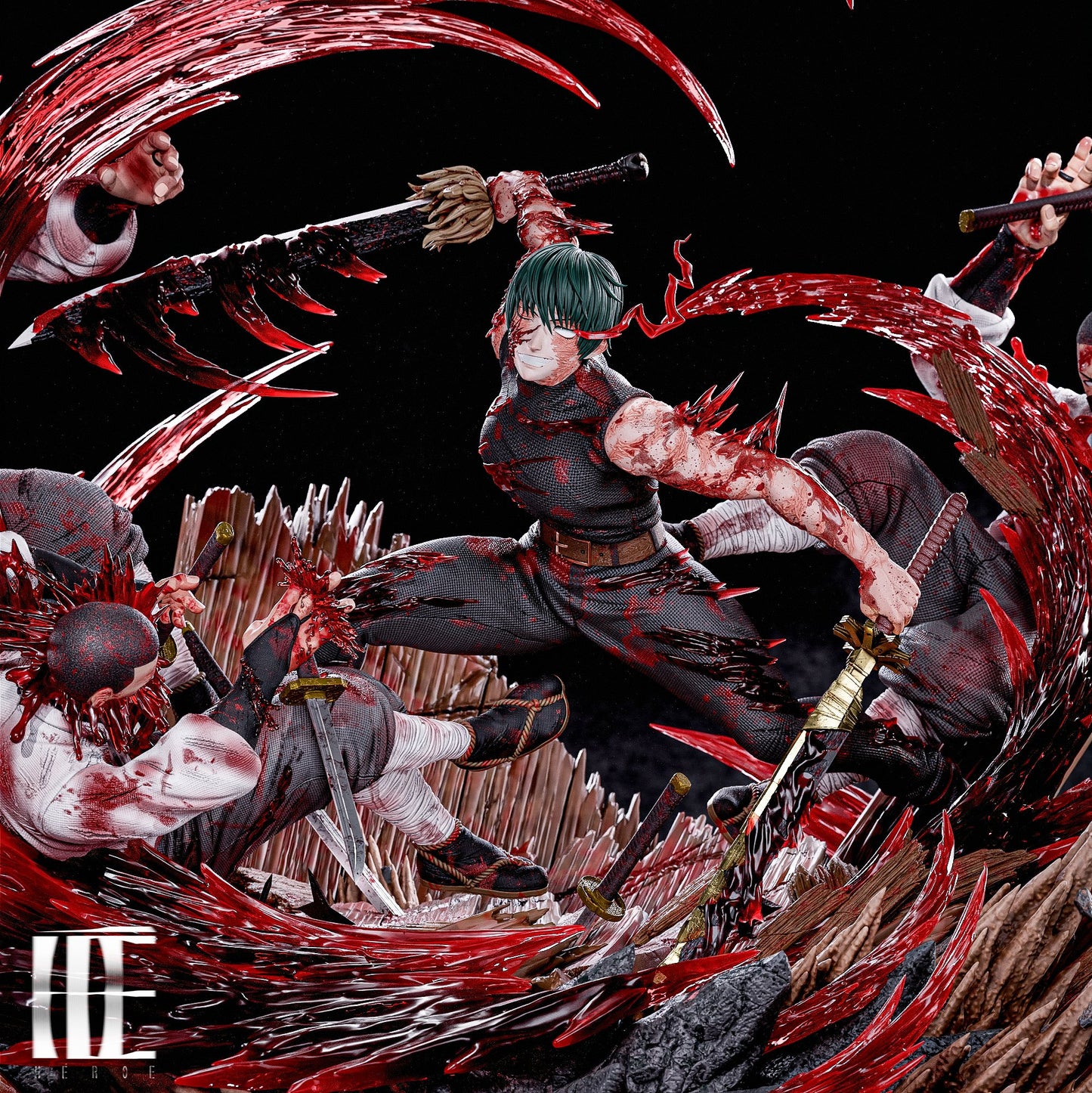 Black Estatuilla Jujutsu Kaisen | Maki Zenin | Tienda Anime | Tico Ofertas