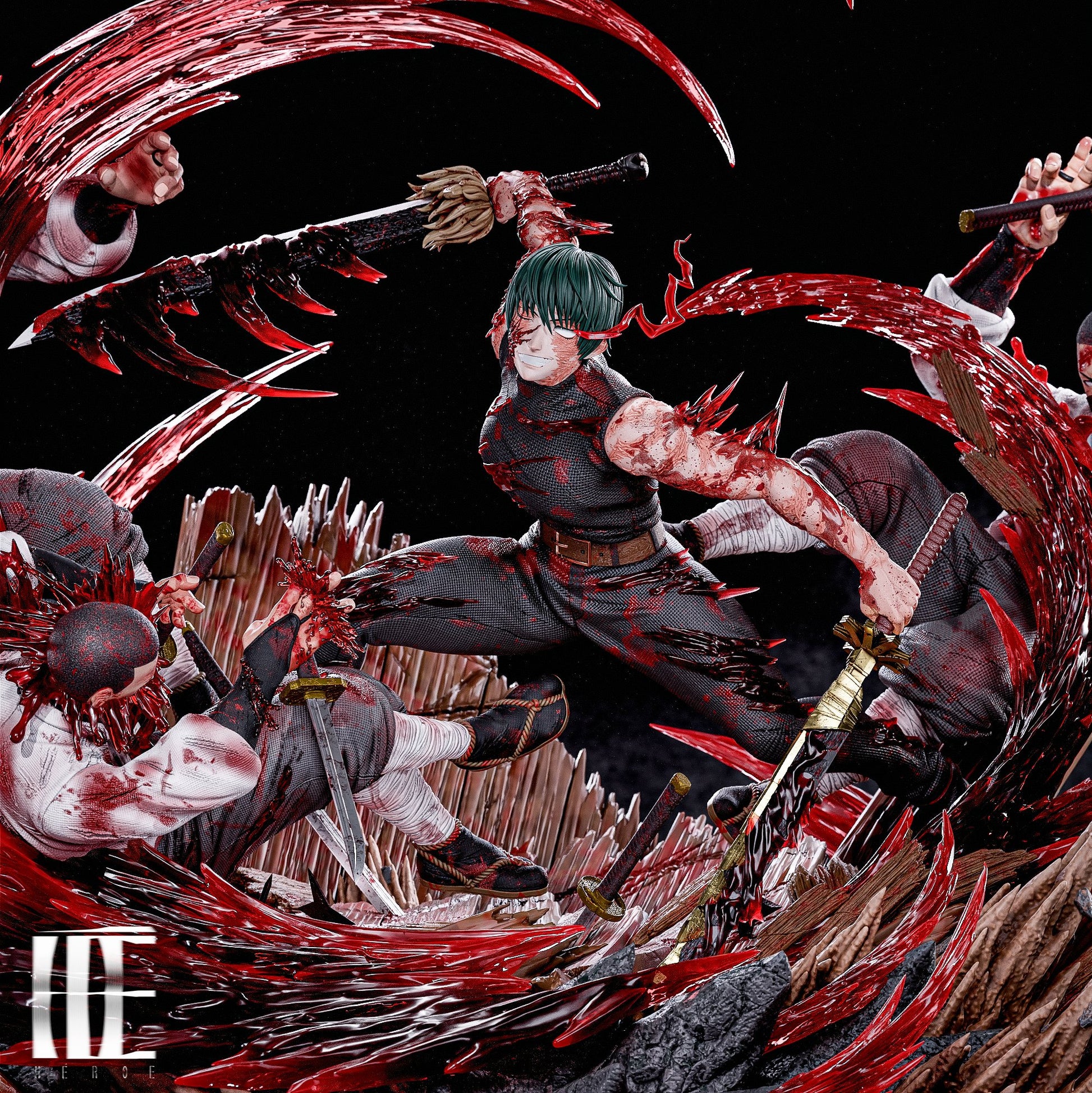 Black Estatuilla Jujutsu Kaisen | Maki Zenin | Tienda Anime | Tico Ofertas