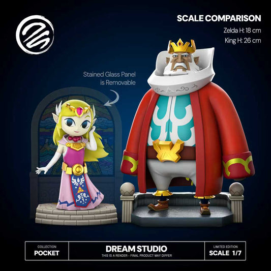 Estatuilla The Legend of Zelda | Princess Zelda & King of Hyrule | Tienda Anime | Tico Ofertas Dream Studio