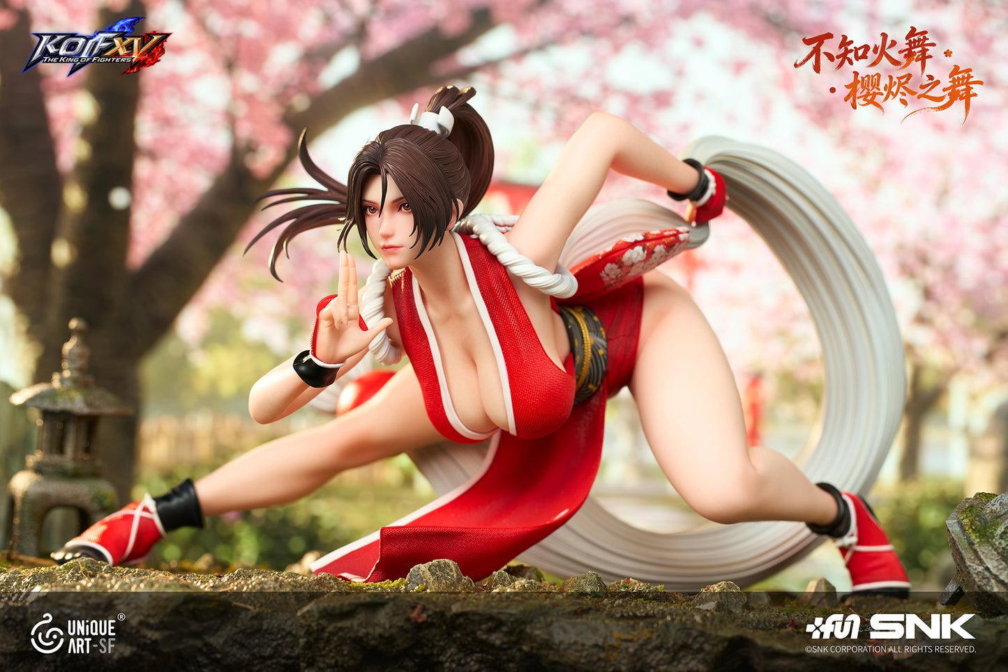Antique White Estatuilla  The King of Fighters | Mai Shiranui | Unique Art Studio | Tienda Anime | Tico Ofertas