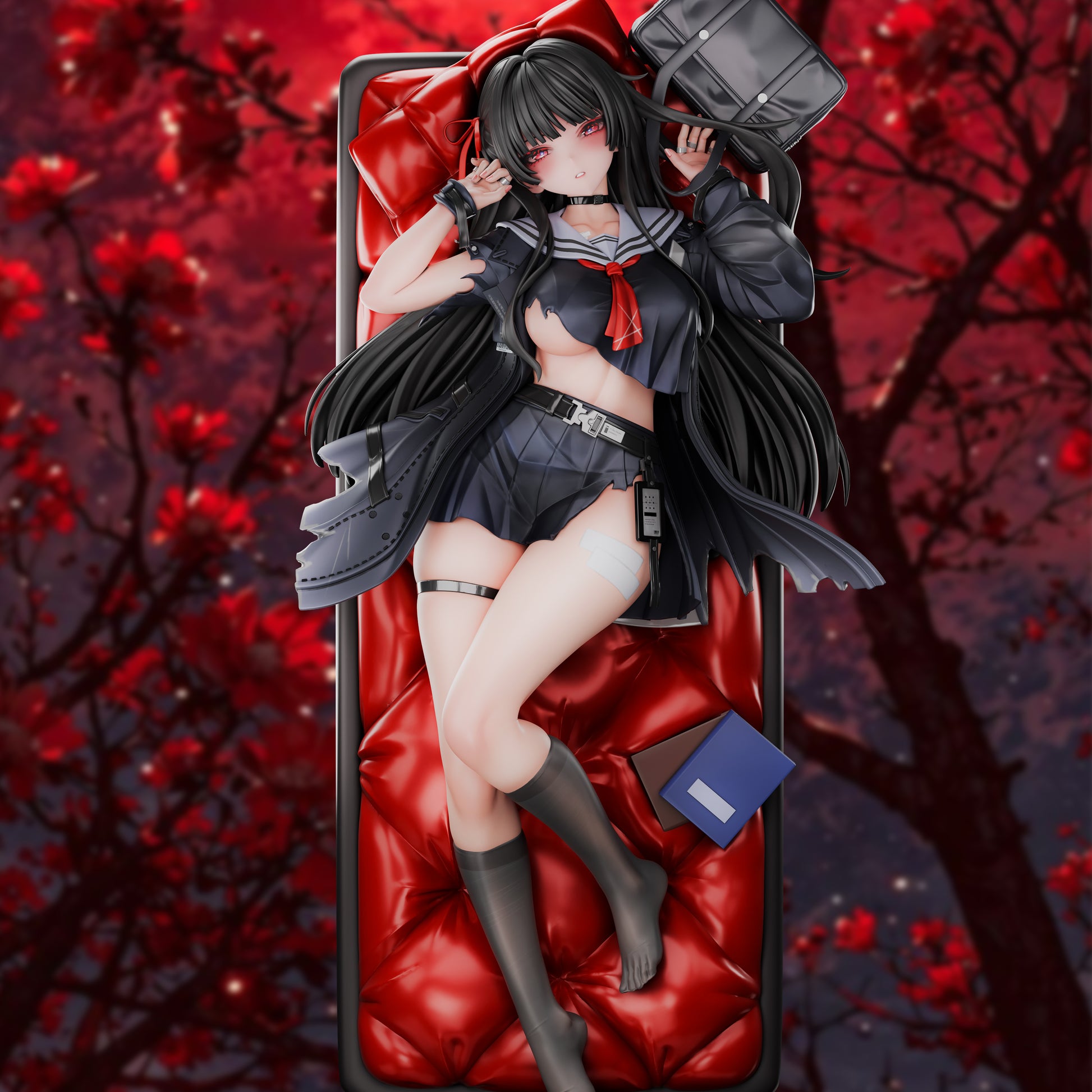 Black Estatuilla  Wuthering Waves | Chisa | Alice21 Studio | Tienda Anime | Tico Ofertas