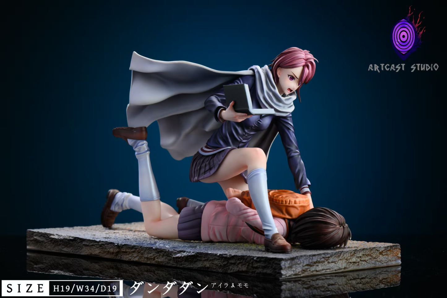 Black Estatuilla Dandadan | Momo Ayase × Aira Shiratori | Tienda Anime | Tico Ofertas