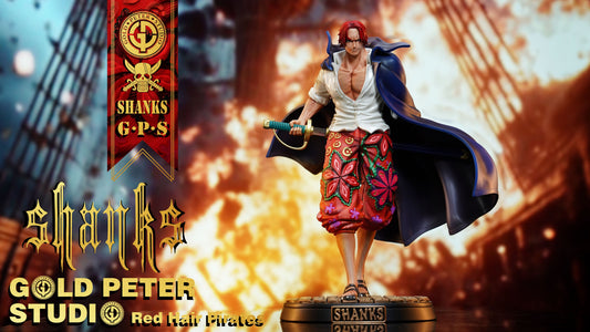 Estatuilla One Piece | Shanks | Gold Peter Studio | Tienda Anime | Tico Ofertas Gold Peter Studio