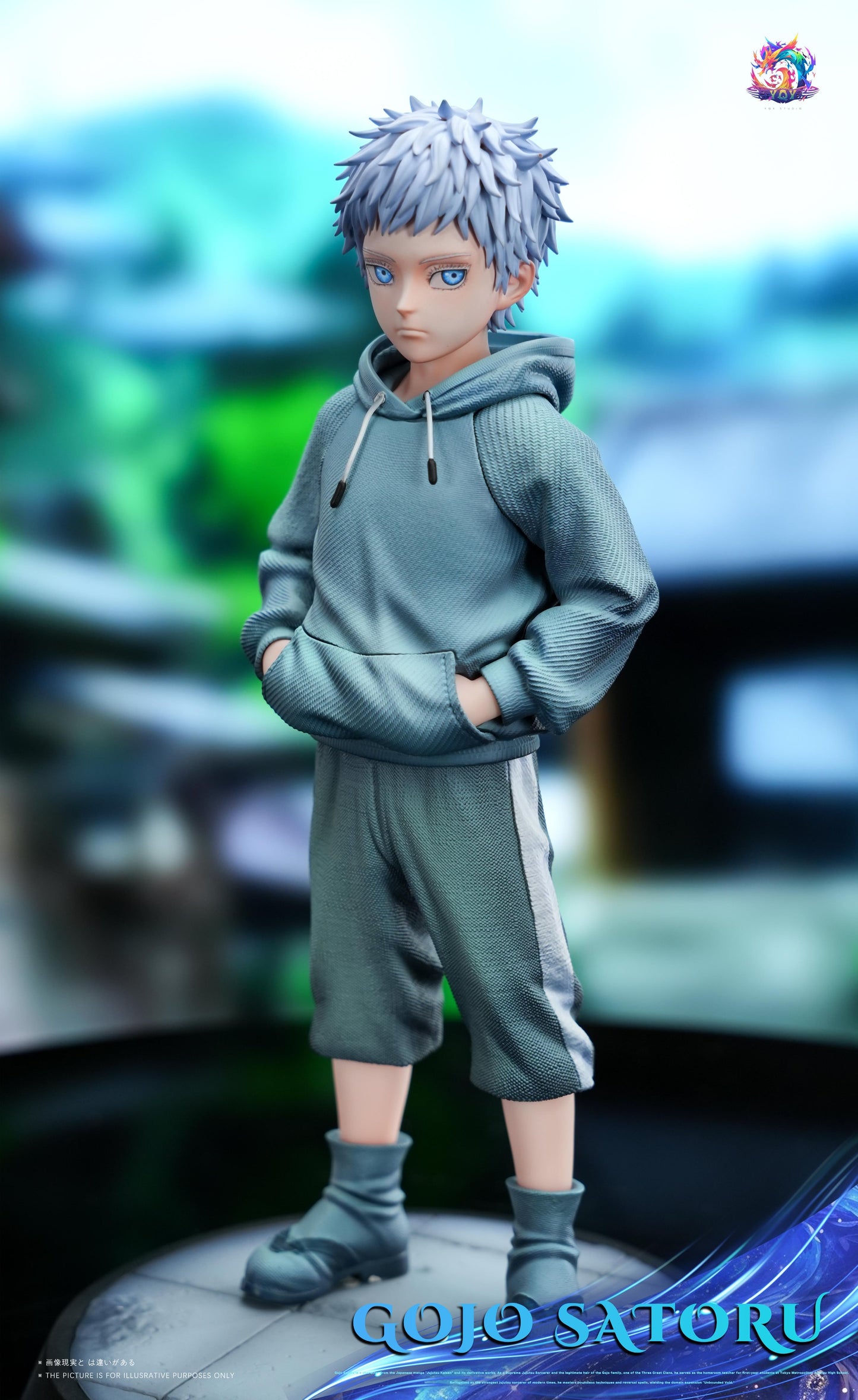 Black Estatuilla Jujutsu Kaisen | Satoru Gojo | YQY Studio | Tienda Anime | Tico Ofertas