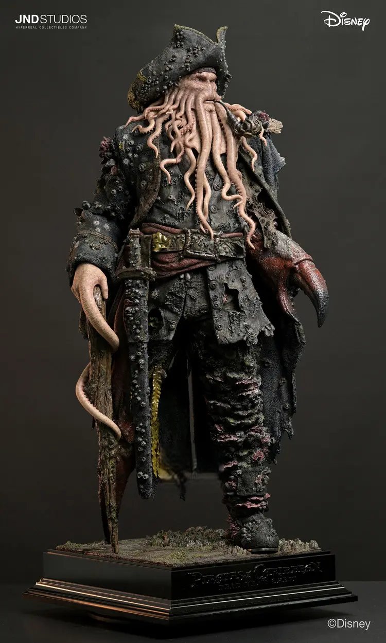 Estatuilla Pirates of the Caribbean | Jack Sparrow x Davy Jones | JND Studio | Tienda Figuras Realistas | Tico Oferta