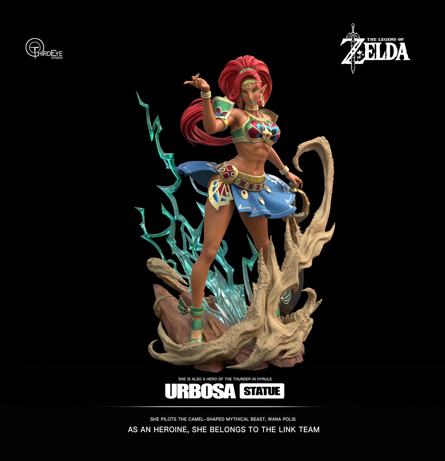 Estatuilla The Legend of Zelda | Urbosa | Tienda Anime | Tico Ofertas Third Eye Studio