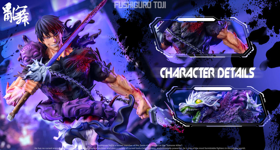 Estatuilla Jujutsu Kaisen | Toji Fushiguro | Tienda Anime | Tico Ofertas