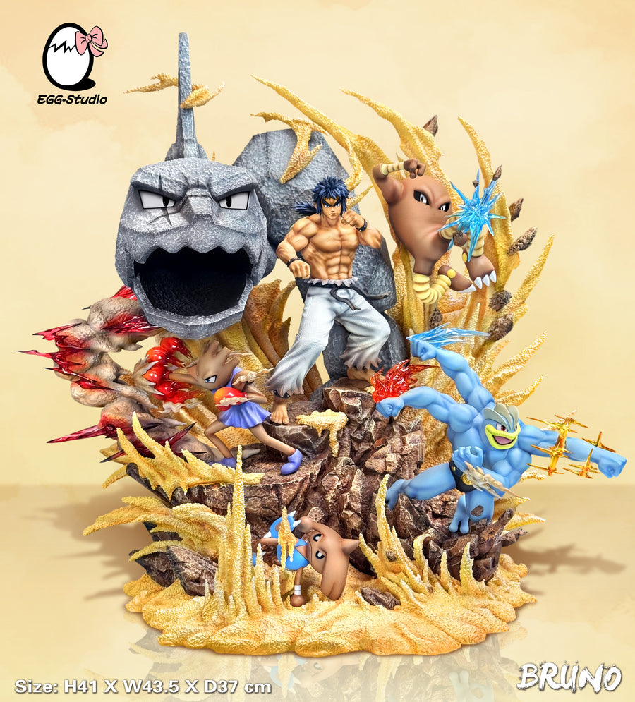 Estatuilla Pokémon | Bruno (Elite Four) | EGG Studio | Tienda Anime | Tico Ofertas