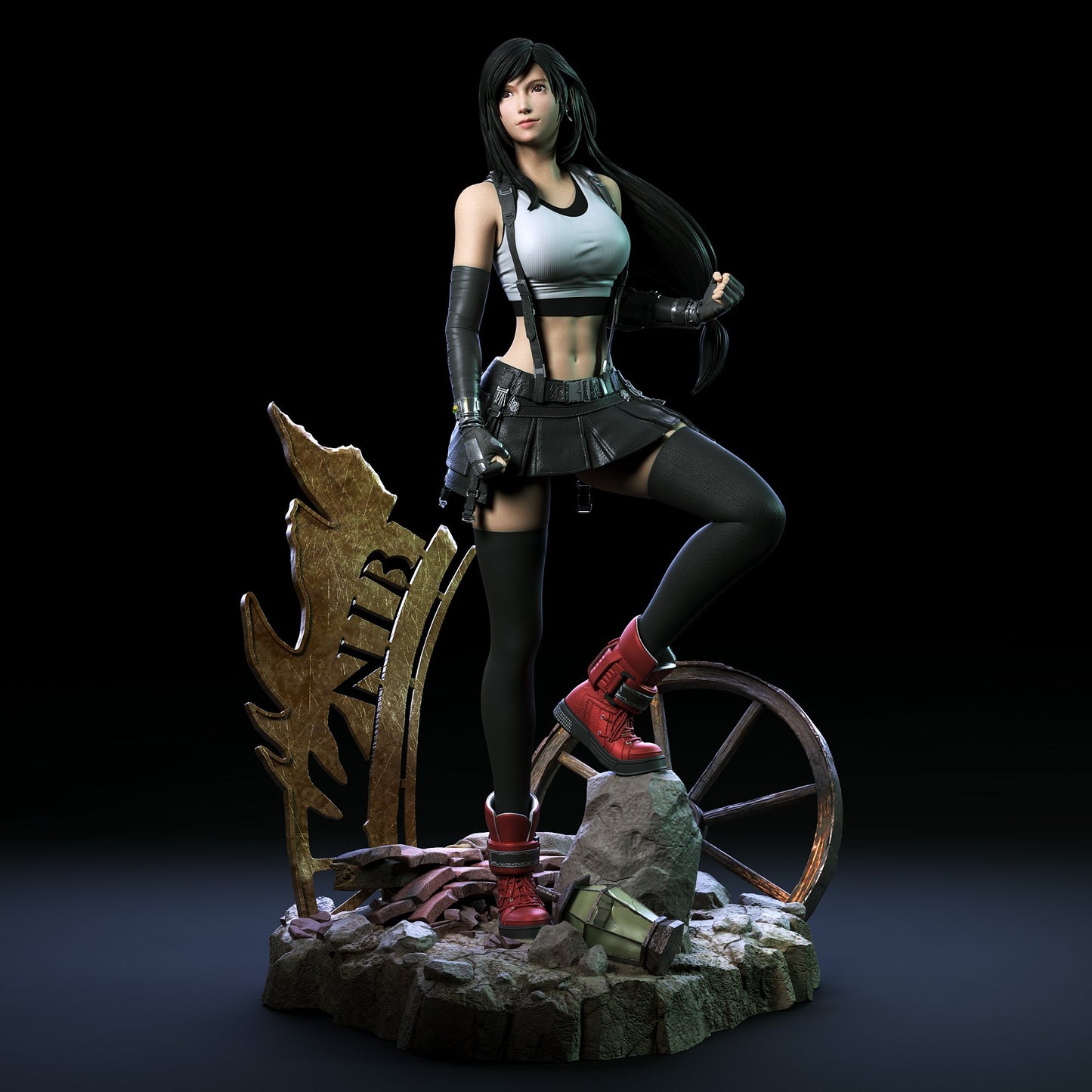 Estatuilla Final Fantasy VII Rebirth | Tifa Lockhart | Solar Studio | Tienda Anime | Tico Ofertas