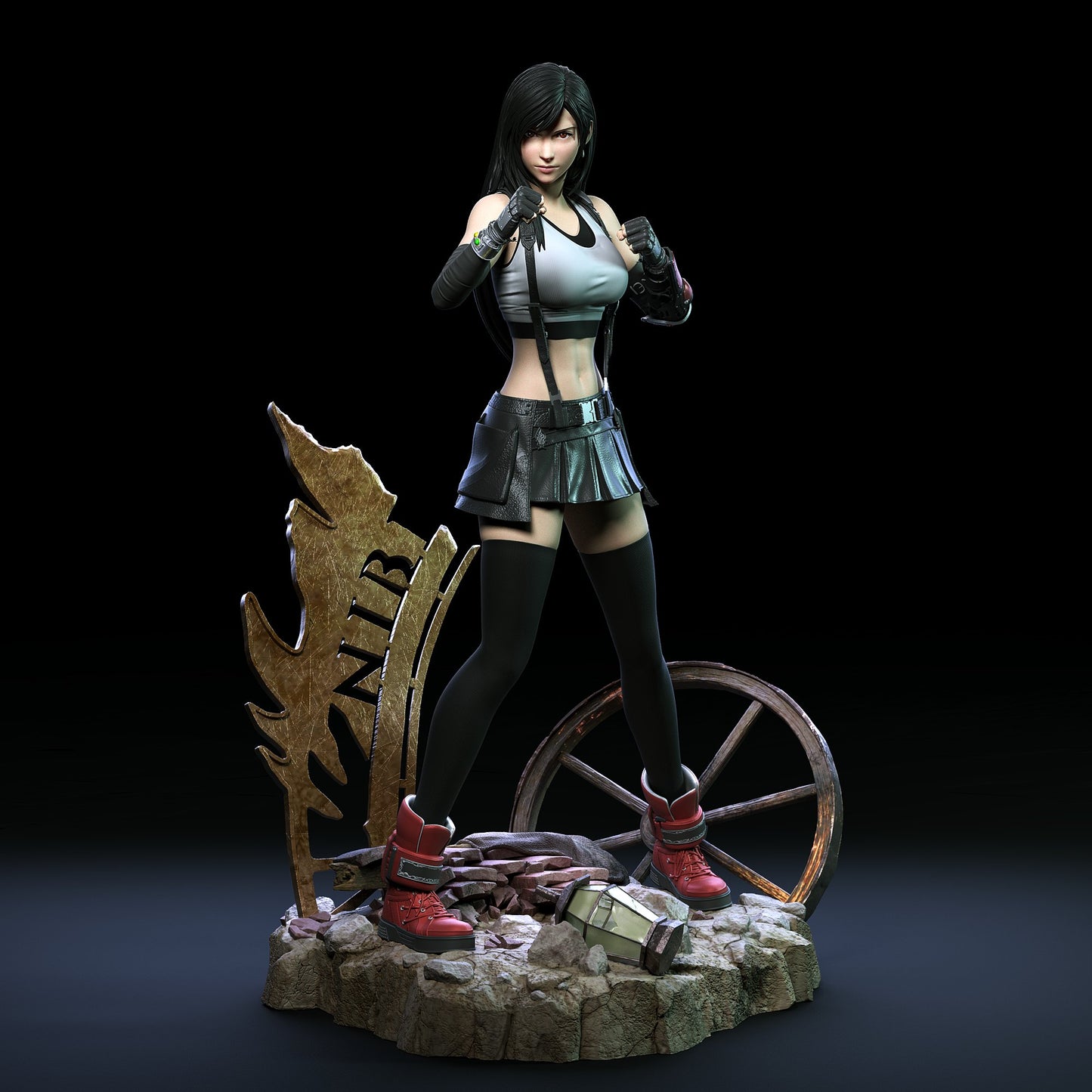 Estatuilla Final Fantasy VII Rebirth | Tifa Lockhart | Solar Studio | Tienda Anime | Tico Ofertas