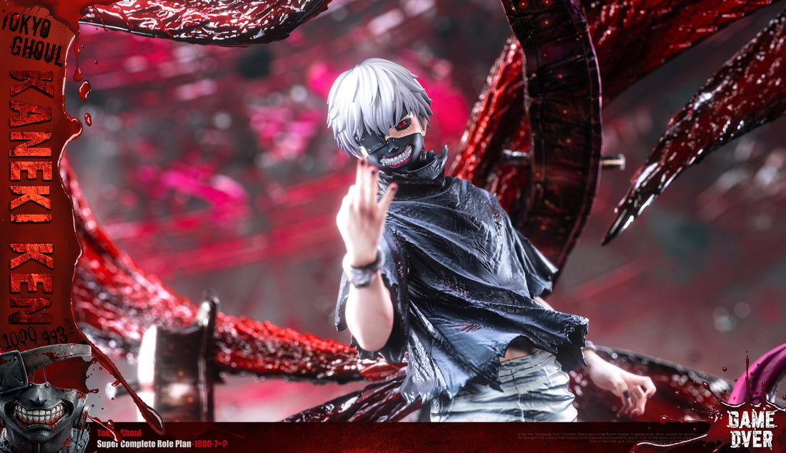Estatuilla Tokyo Ghoul | Ken Kaneki | Game Over Studio | Tienda Anime | Tico Ofertas