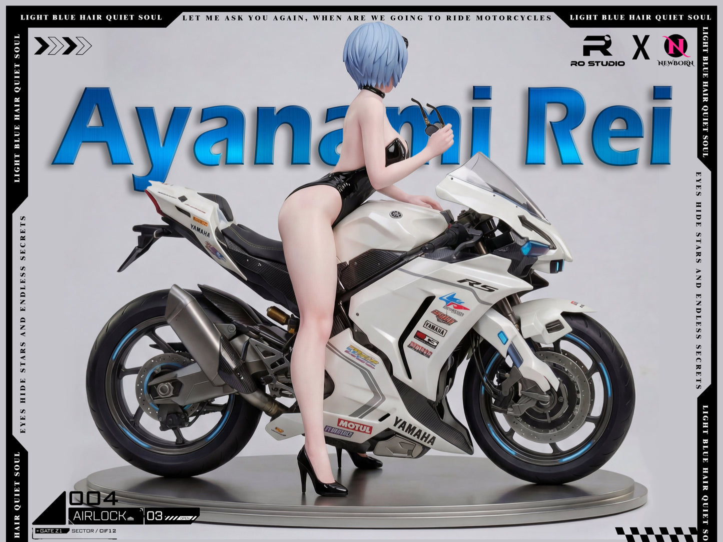 Estatuilla Neon Genesis Evangelion | Rei Ayanami | Tienda Anime | Tico Ofertas RO Studio x NewBorn Studio