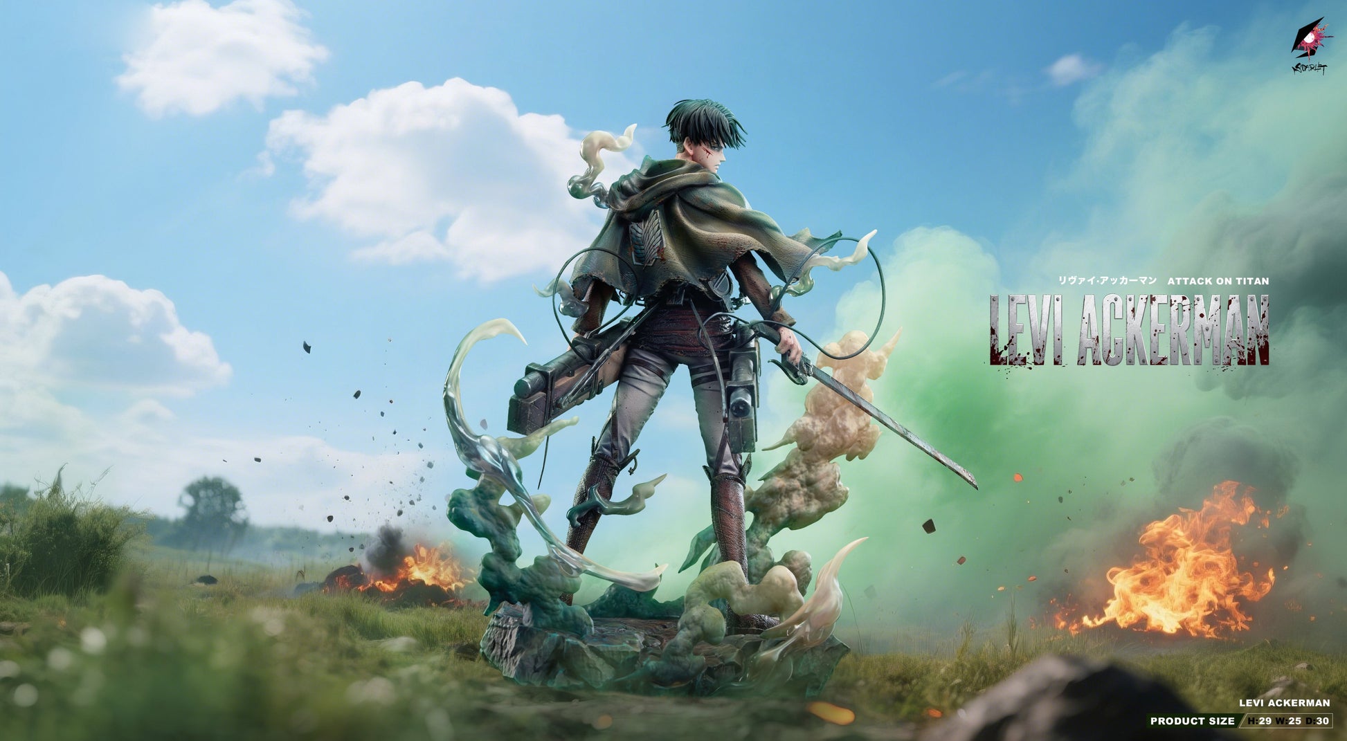 Estatuilla Attack on Titan | Levi Ackerman | Tienda Anime | Tico Ofertas Scarlet Studio (Fei Hong)