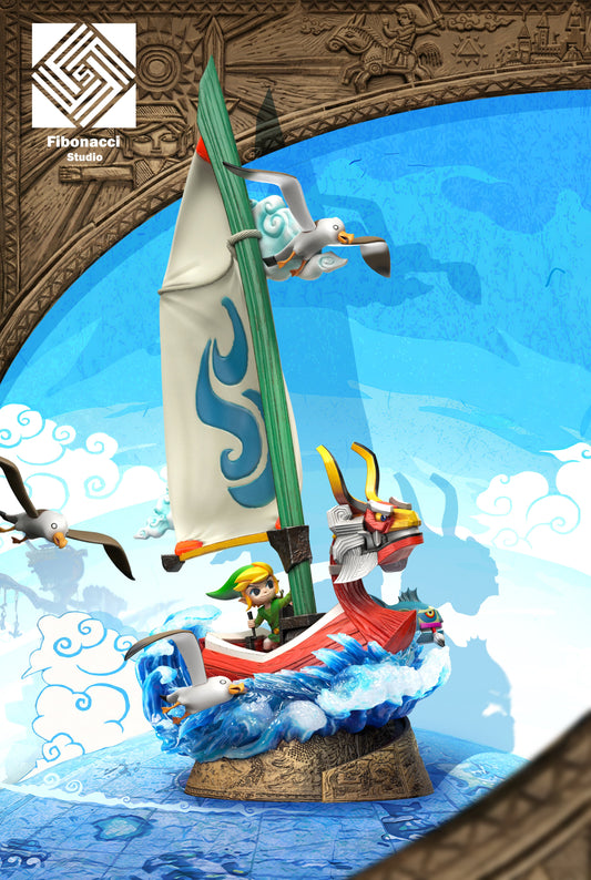 Estatuilla The Legend of Zelda: The Wind Waker | King of Red Lions & Link | Tienda Anime | Tico Ofertas Fibonacci Studio