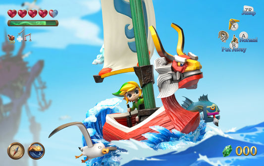 Estatuilla The Legend of Zelda: The Wind Waker | King of Red Lions & Link | Tienda Anime | Tico Ofertas Fibonacci Studio