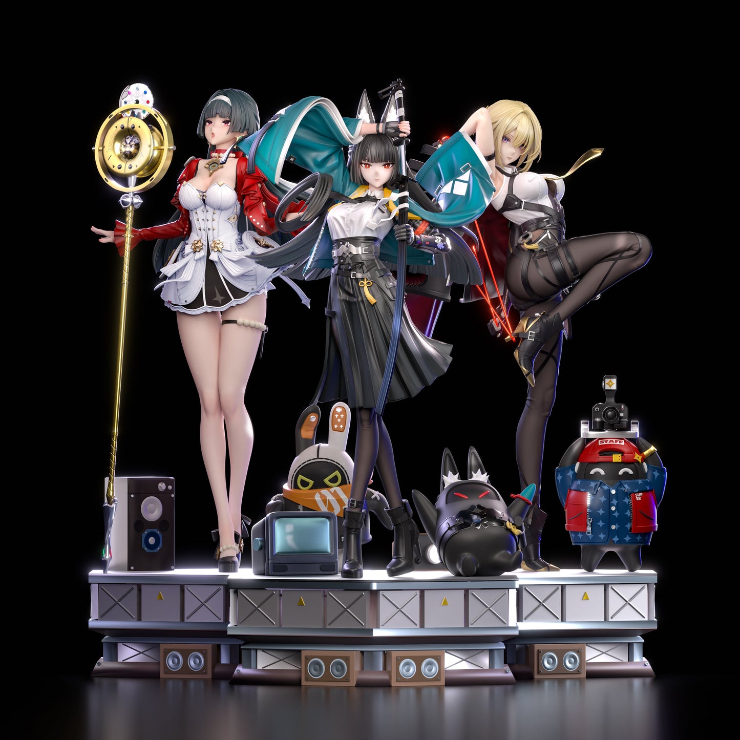 Estatuilla Zenless Zone Zero | Astra Yao · Hoshimi Miyabi · Evelyn Chevalier | Tienda Anime | Tico Ofertas Hakimi Studio