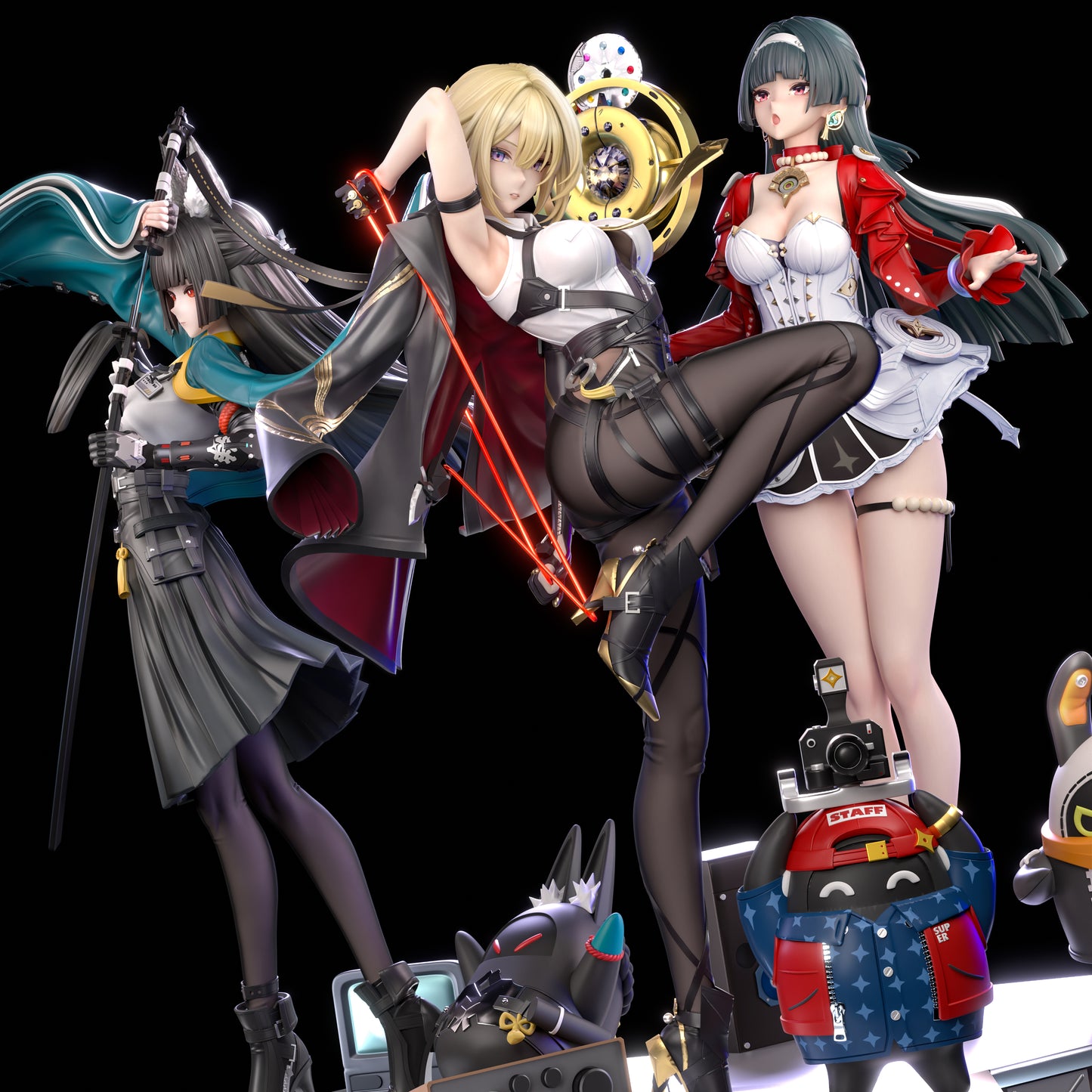 Estatuilla Zenless Zone Zero | Astra Yao · Hoshimi Miyabi · Evelyn Chevalier | Tienda Anime | Tico Ofertas Hakimi Studio