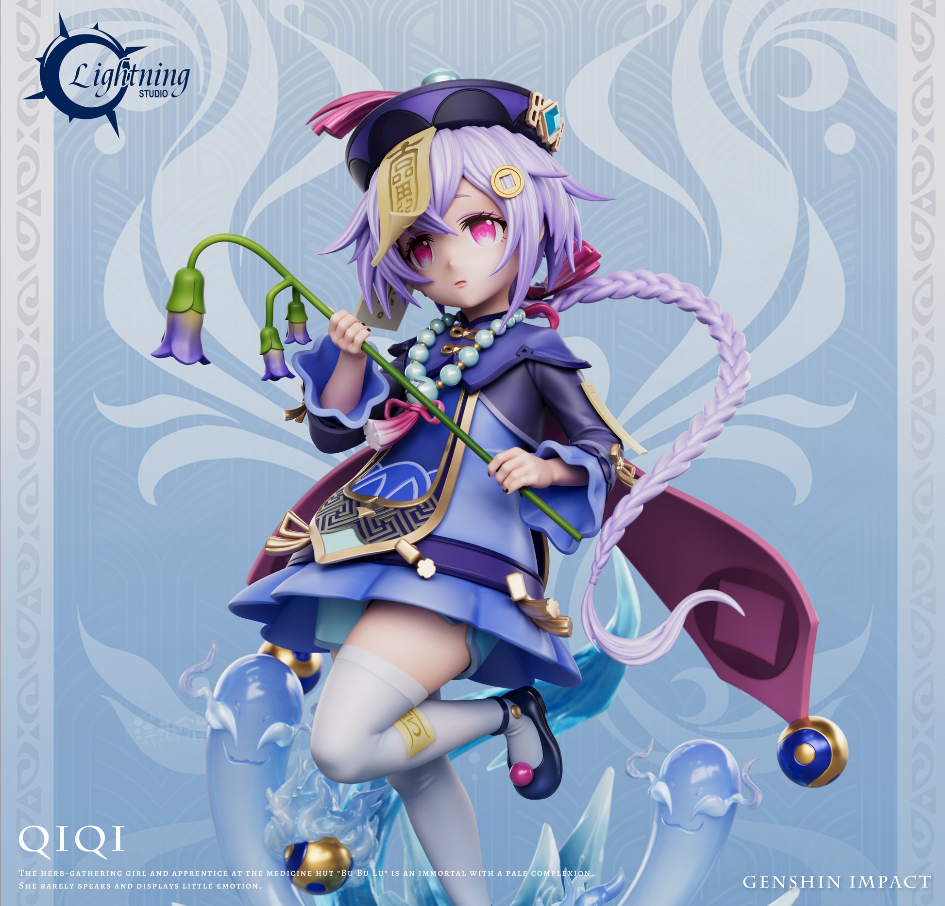 Estatuilla Genshin Impact | Qiqi | Tienda Anime | Tico Ofertas Lightning Studio (Guang Mang)