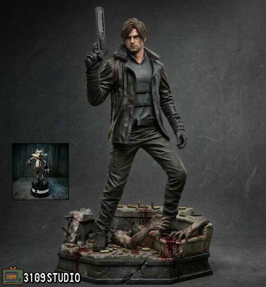Estatuilla Resident Evil | Leon Scott Kennedy | 3109 Studio | Tienda Anime | Tico Ofertas