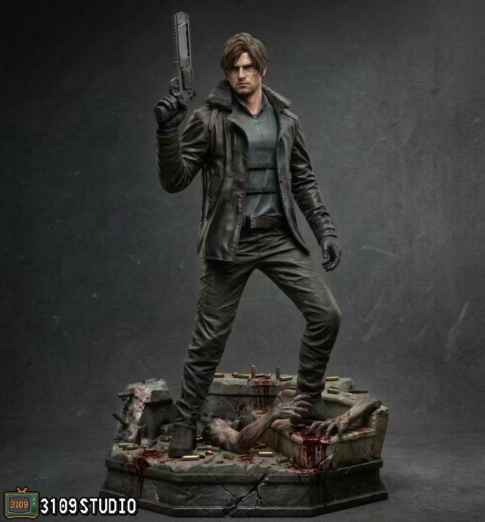 Estatuilla Resident Evil | Leon Scott Kennedy | 3109 Studio | Tienda Anime | Tico Ofertas