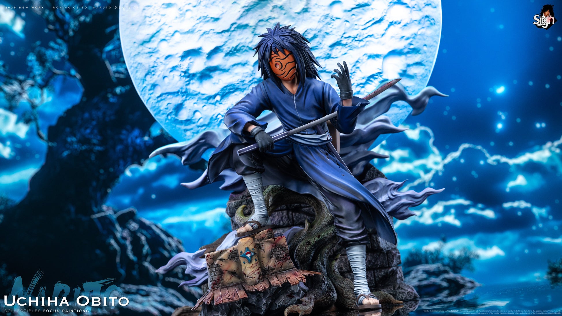 Estatuilla Naruto | Uchiha Obito | Sign Studio | Tienda Anime | Tico Ofertas Sign Studio