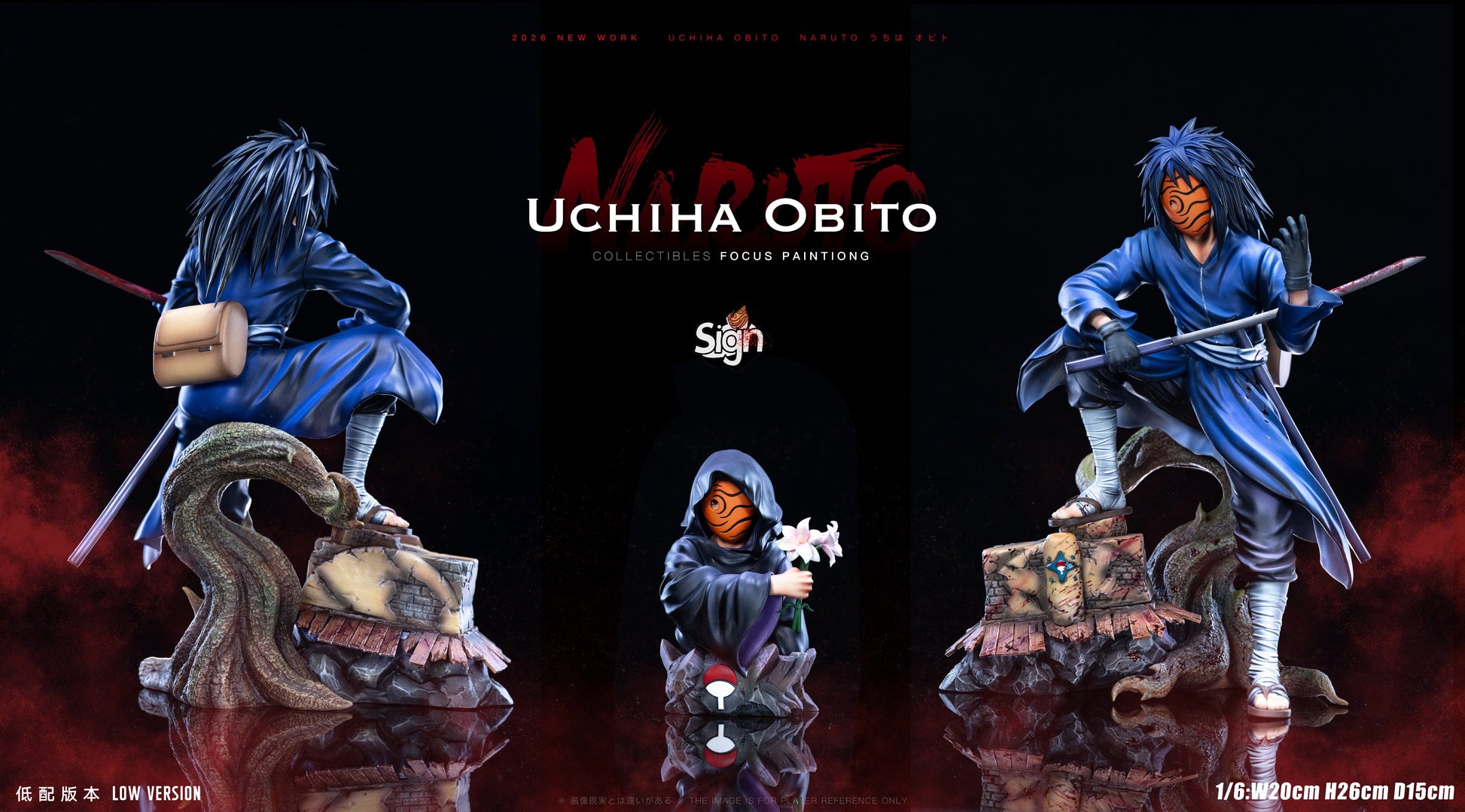Estatuilla Naruto | Uchiha Obito | Sign Studio | Tienda Anime | Tico Ofertas Sign Studio