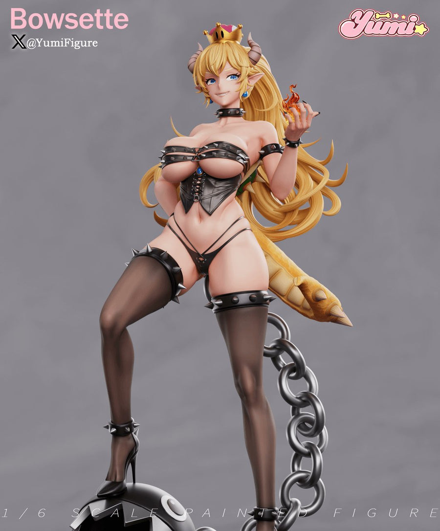 Estatuilla Super Mario Universe | Boosette &amp; Bowsette | Yumi Figure | Tienda Anime | Tico Ofertas