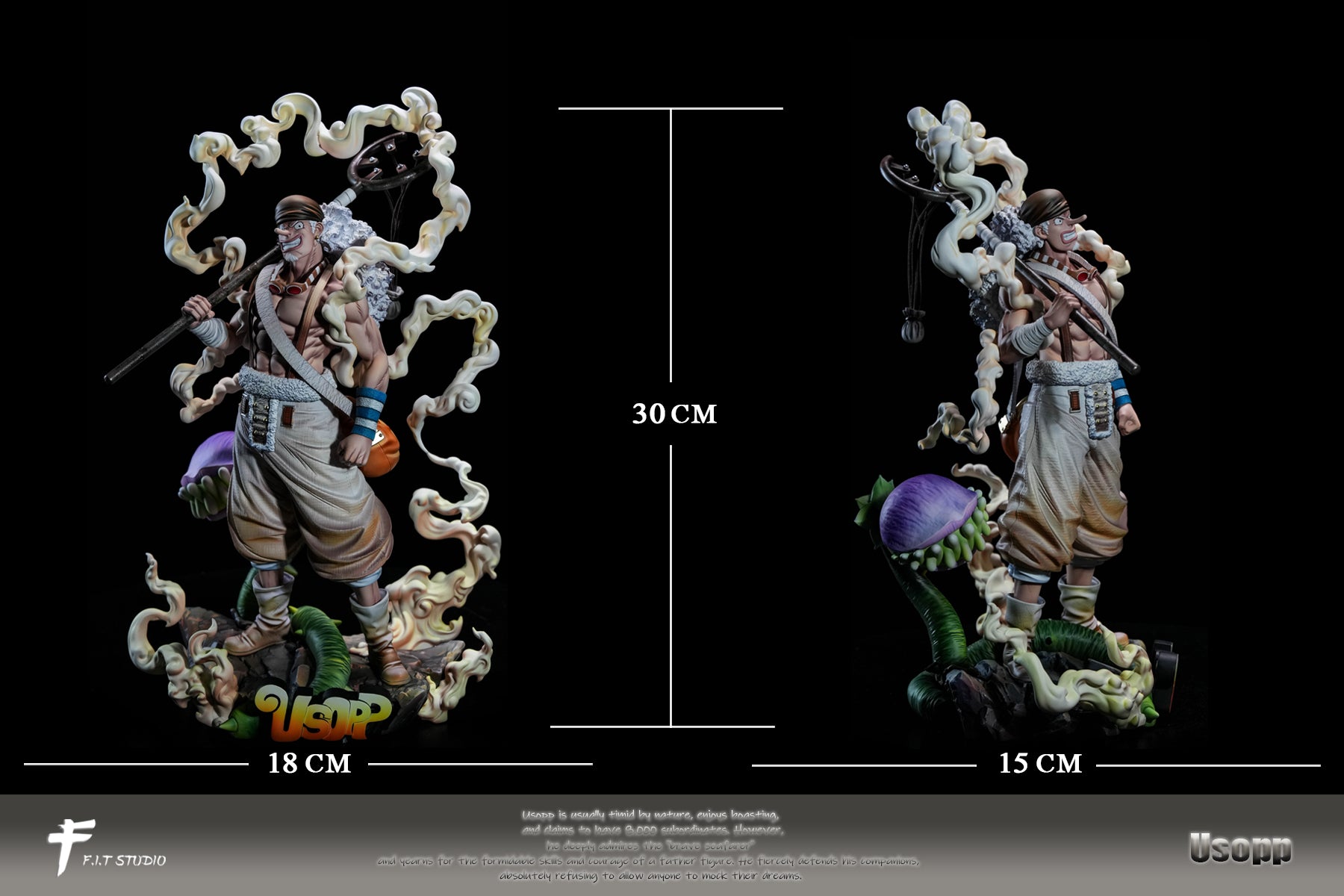 Estatuilla One Piece | Usopp (Nika Form) | F.I.T Studio | Tienda Anime | Tico Ofertas F.I.T Studio