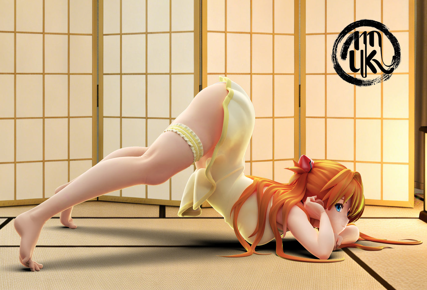 Estatuilla Neon Genesis Evangelion | Soryu Asuka Langley | MoKu Studio | Tienda Anime | Tico Ofertas YI Studio