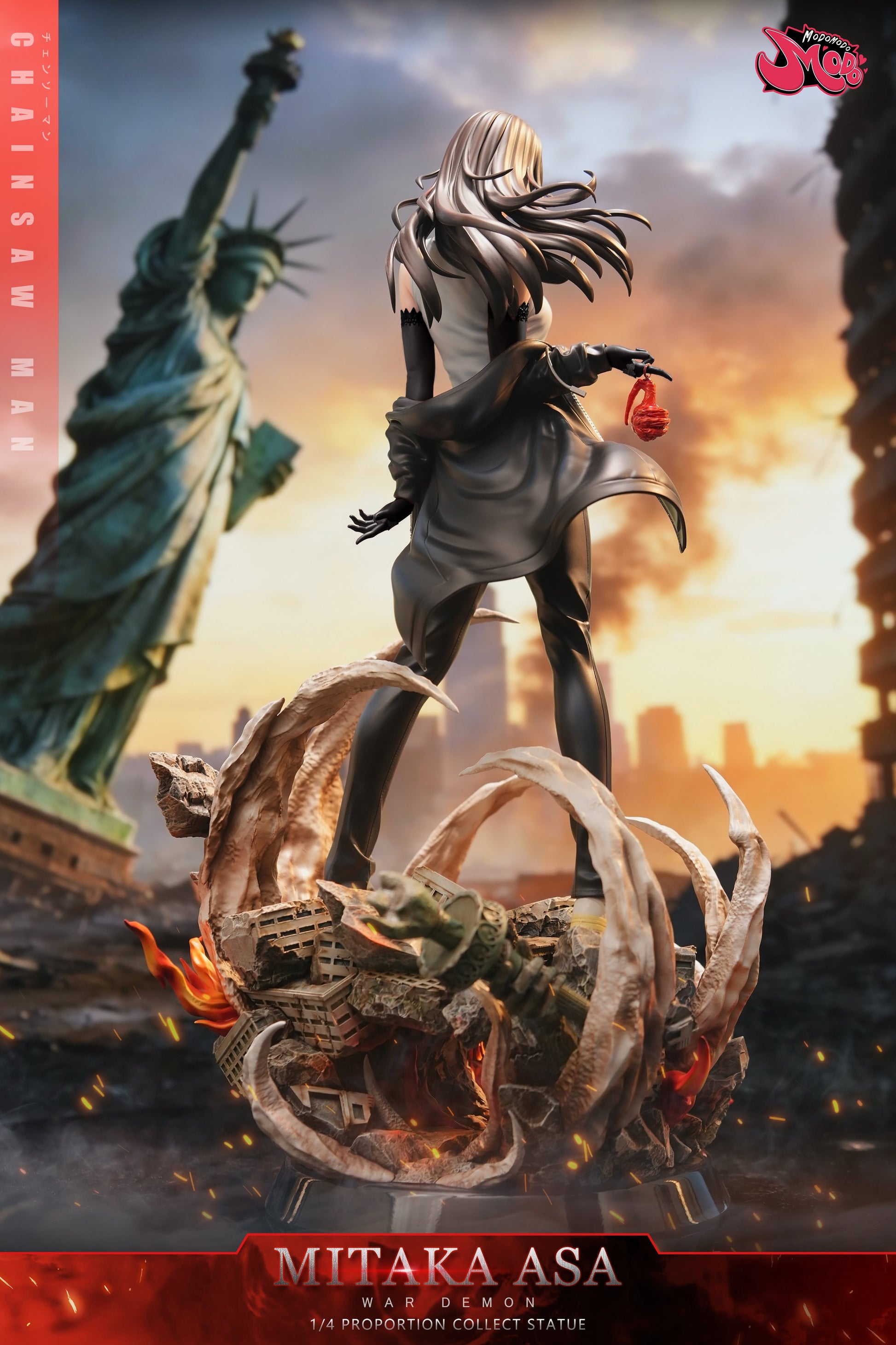 Estatuilla Chainsaw Man | Asa Mitaka x Yoru | Modomodo Studio | Tienda Anime | Tico Ofertas Modomodo Studio