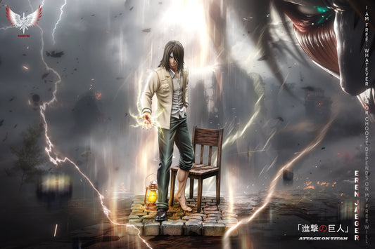 Estatuilla  Attack on Titan | Eren Jaeger | Saoirse Studio | Tienda Anime | Tico Ofertas Saoirse Studio