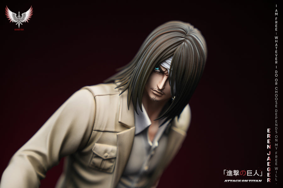 Estatuilla  Attack on Titan | Eren Jaeger | Saoirse Studio | Tienda Anime | Tico Ofertas